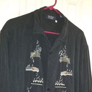 Nat Naste XL short sleeved bowling shirt
